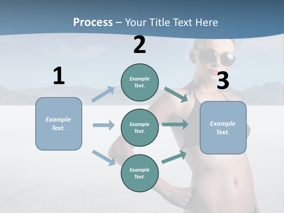 Fashion Nature Vacation PowerPoint Template