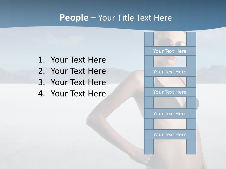 Fashion Nature Vacation PowerPoint Template