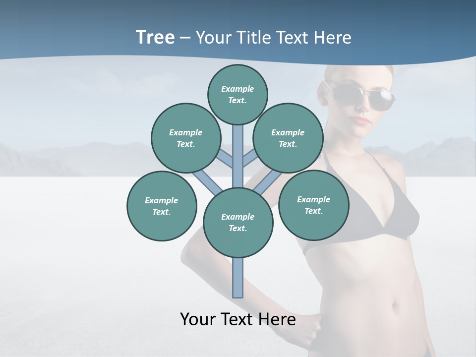 Fashion Nature Vacation PowerPoint Template