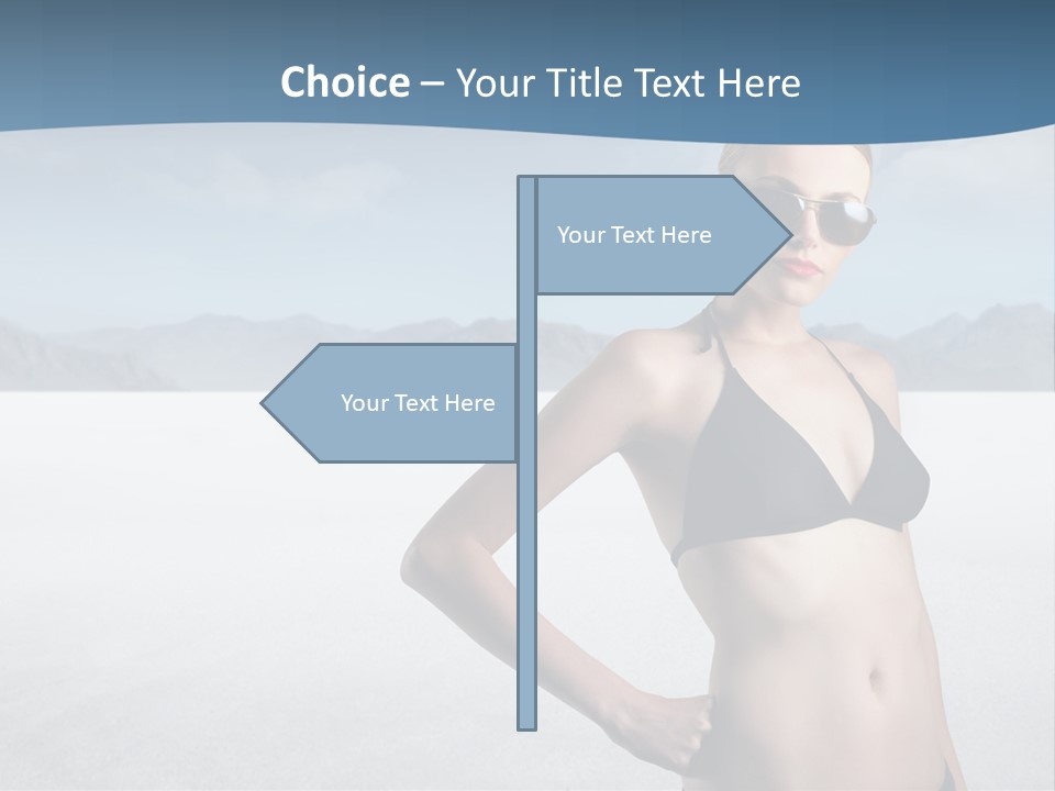 Fashion Nature Vacation PowerPoint Template