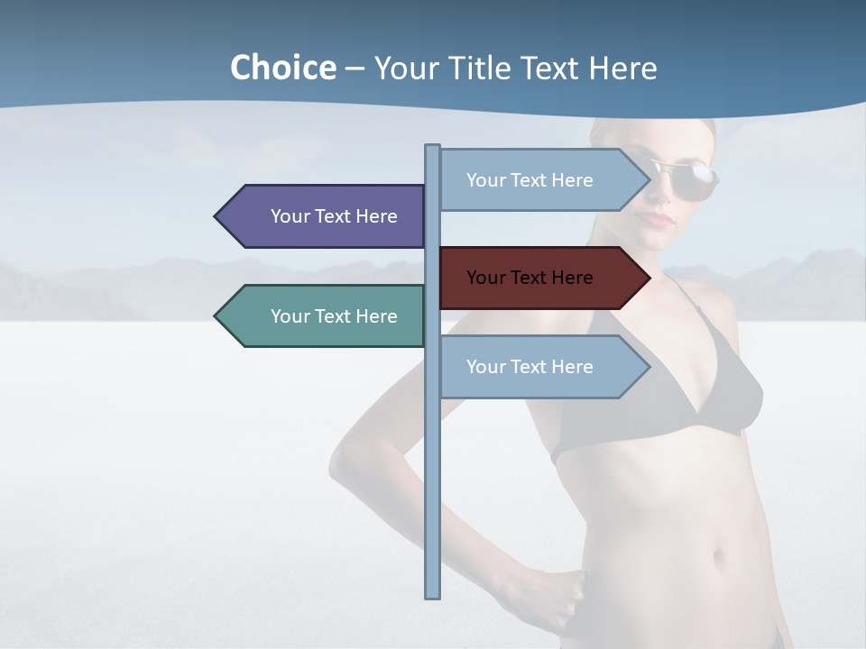 Fashion Nature Vacation PowerPoint Template