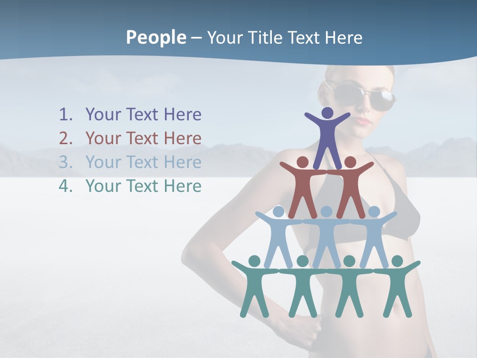 Fashion Nature Vacation PowerPoint Template