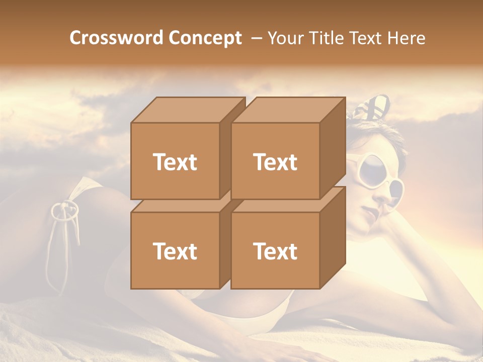 Young Fashion Summer PowerPoint Template