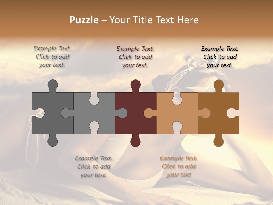 Young Fashion Summer PowerPoint Template