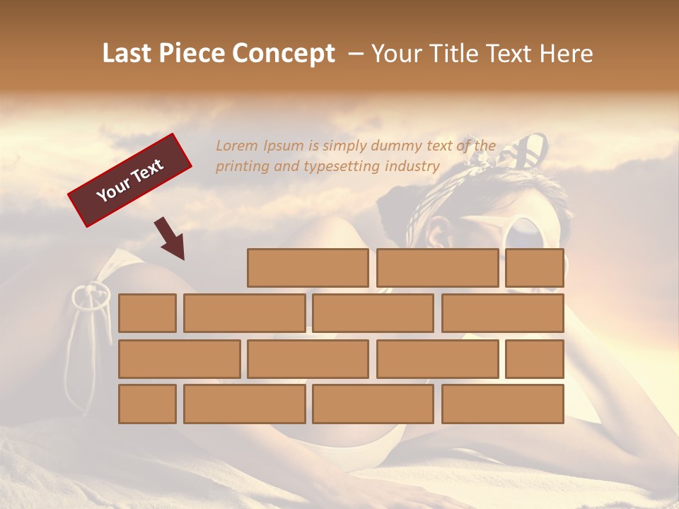 Young Fashion Summer PowerPoint Template