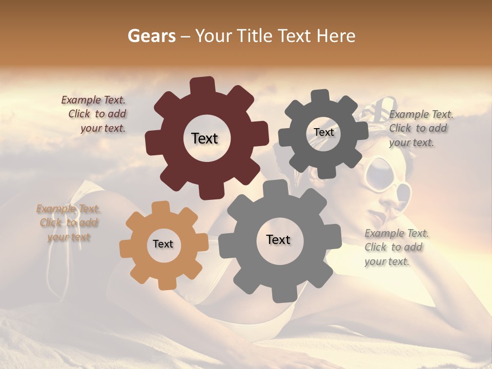 Young Fashion Summer PowerPoint Template