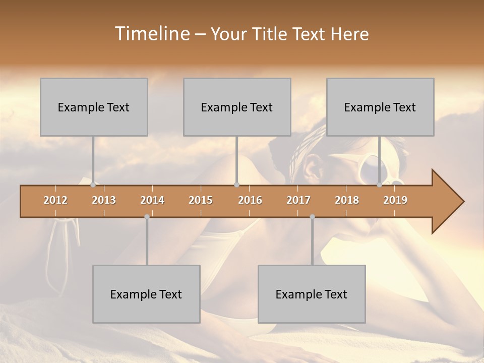 Young Fashion Summer PowerPoint Template