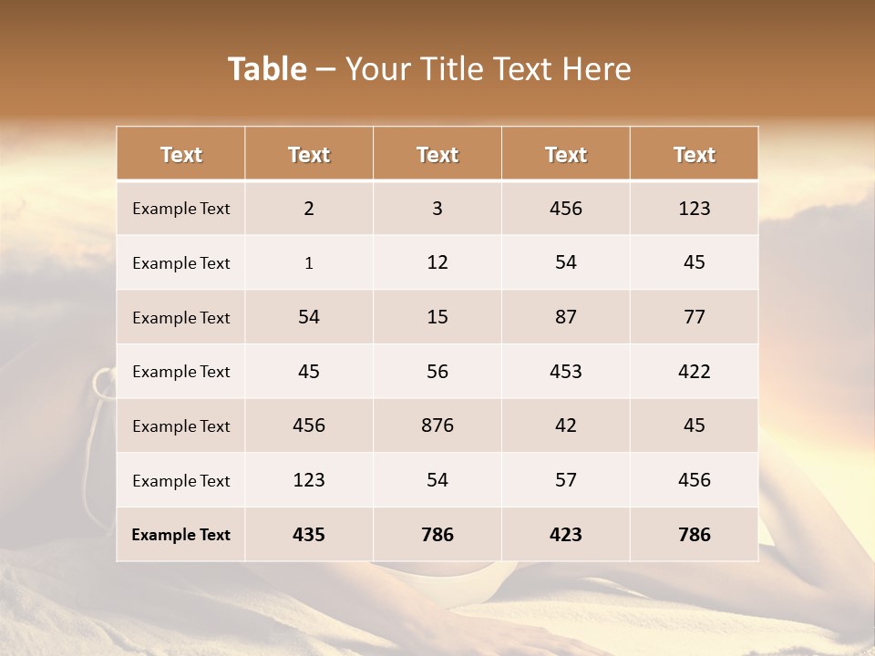 Young Fashion Summer PowerPoint Template