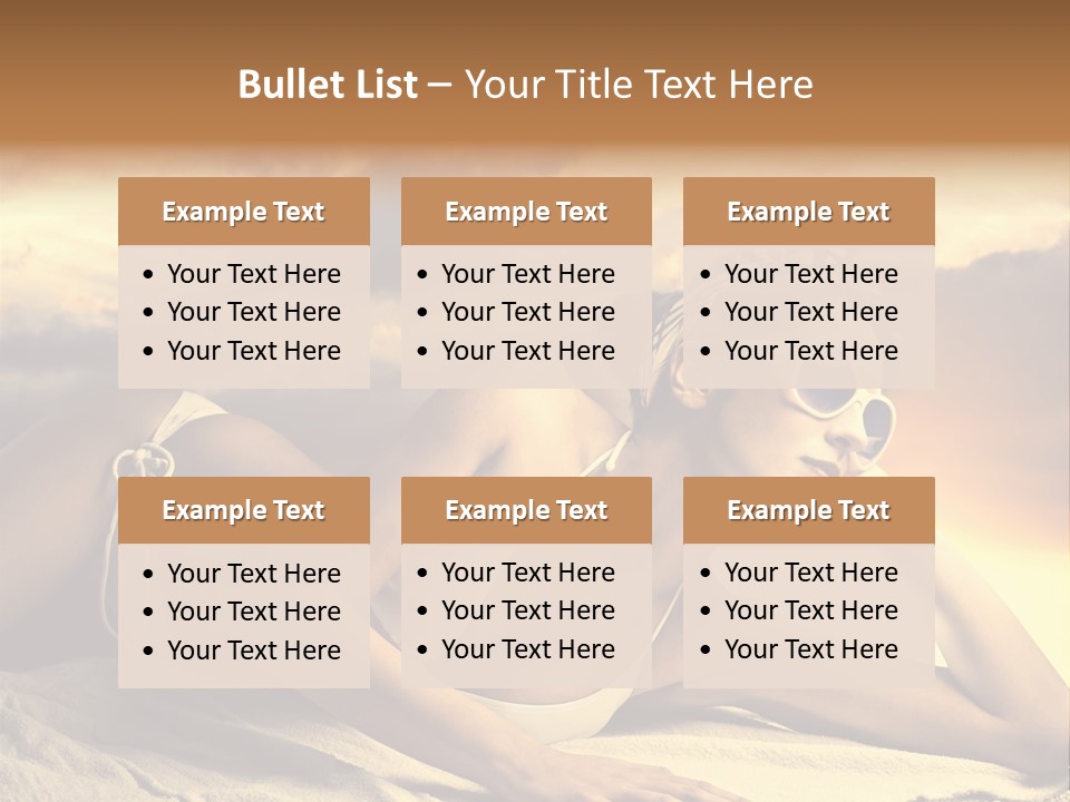 Young Fashion Summer PowerPoint Template