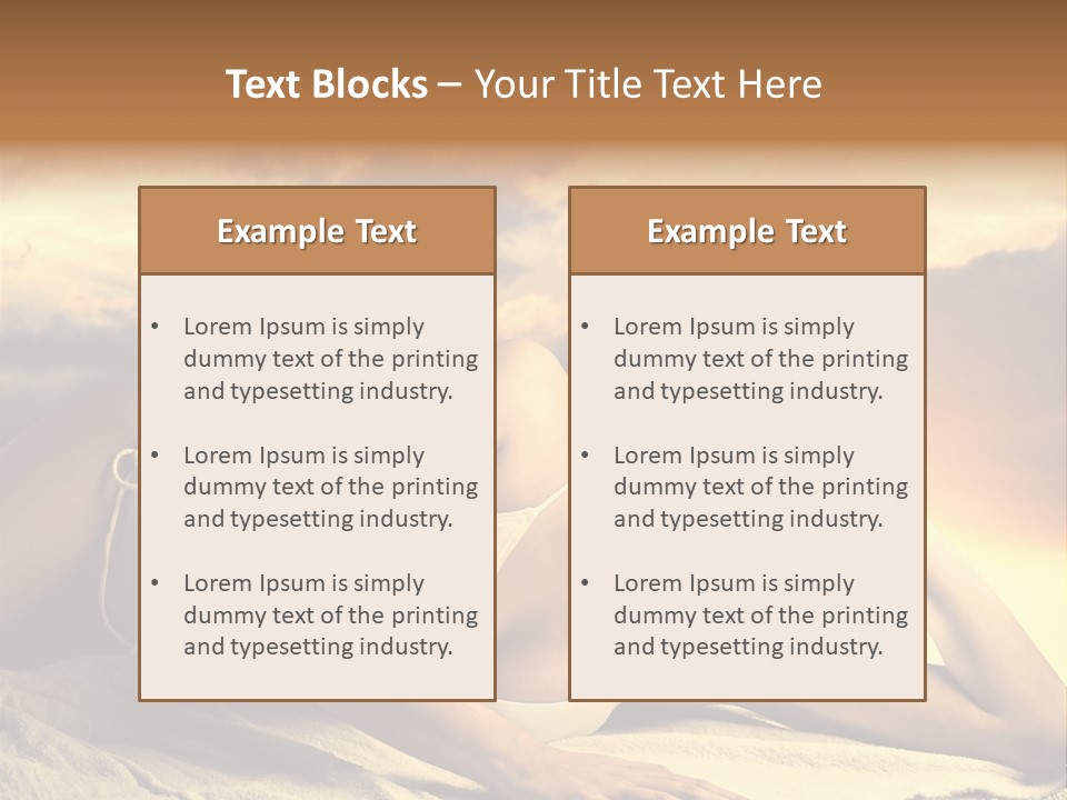 Young Fashion Summer PowerPoint Template