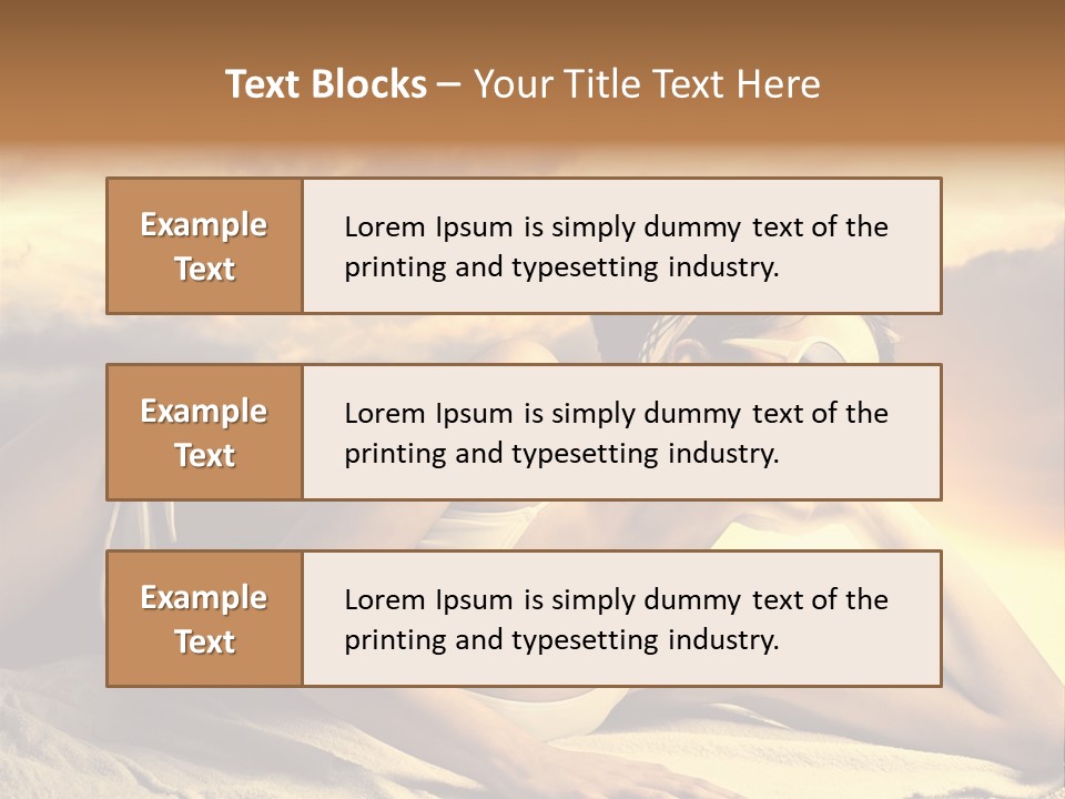 Young Fashion Summer PowerPoint Template