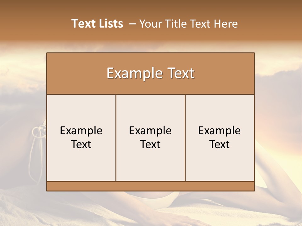Young Fashion Summer PowerPoint Template