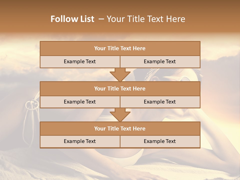 Young Fashion Summer PowerPoint Template