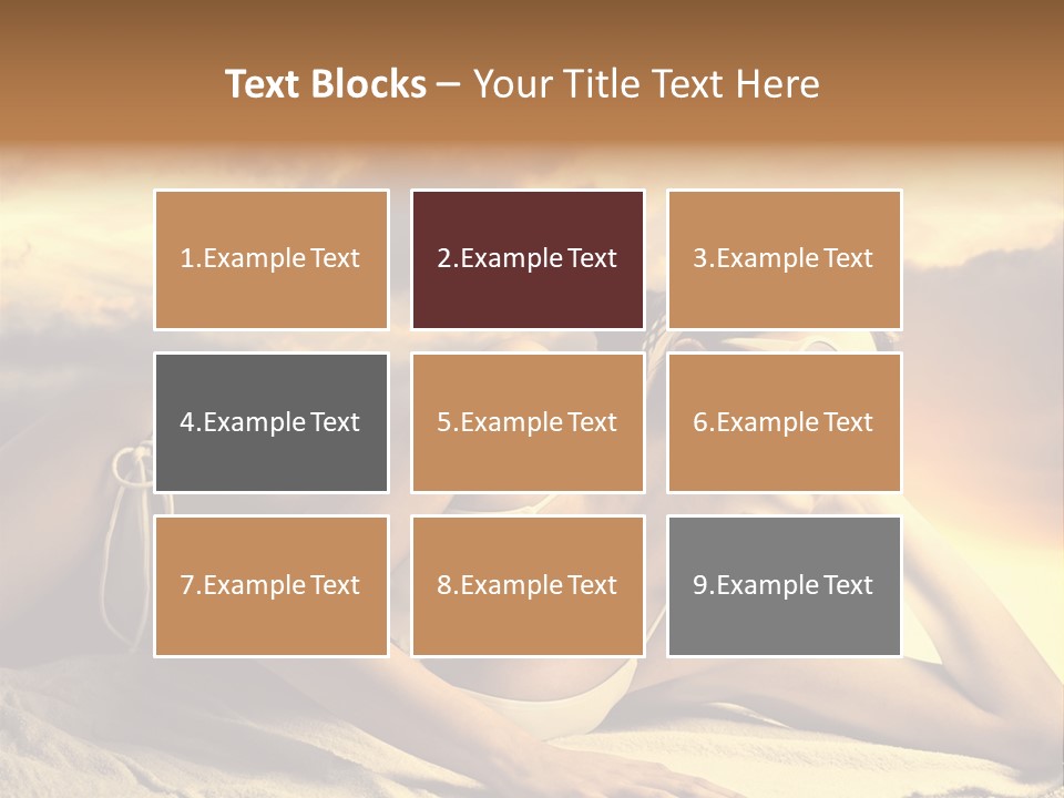 Young Fashion Summer PowerPoint Template