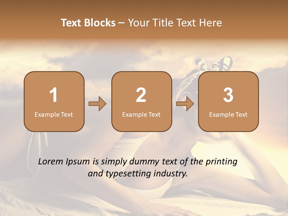 Young Fashion Summer PowerPoint Template