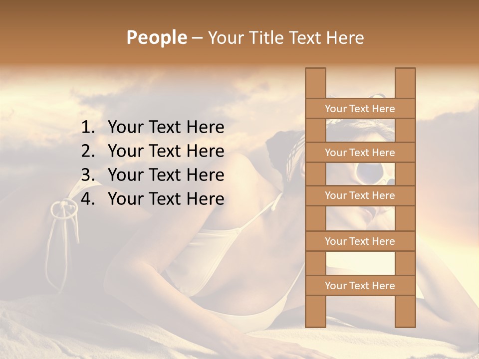 Young Fashion Summer PowerPoint Template