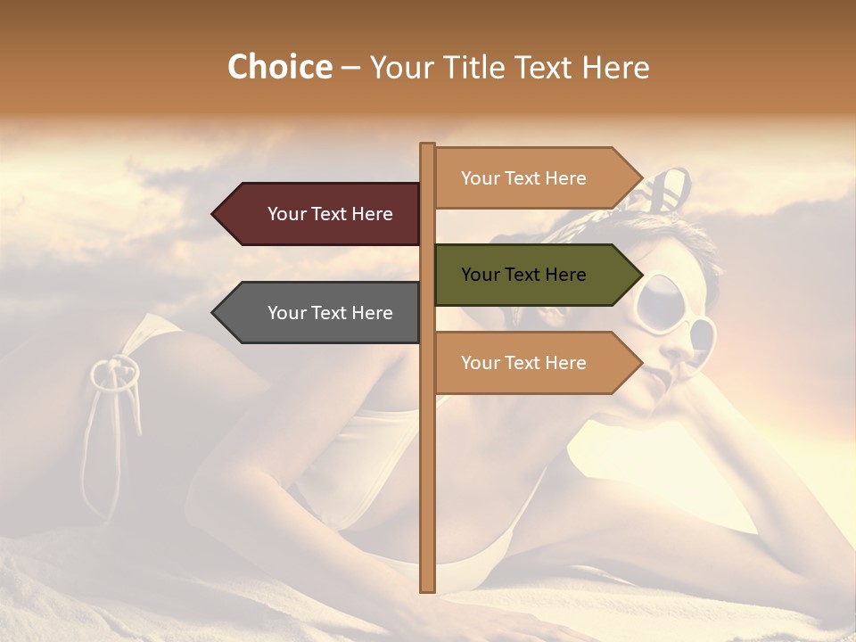 Young Fashion Summer PowerPoint Template