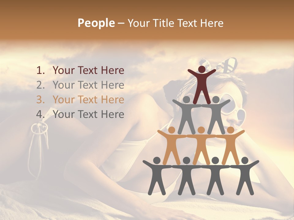 Young Fashion Summer PowerPoint Template