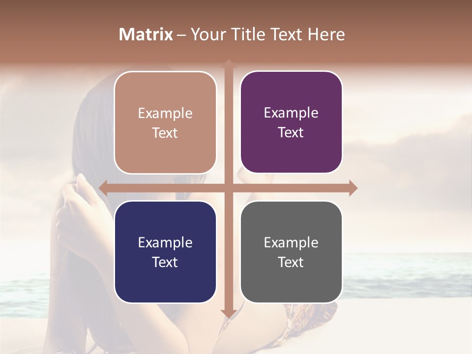 Lying Rest Portrait PowerPoint Template