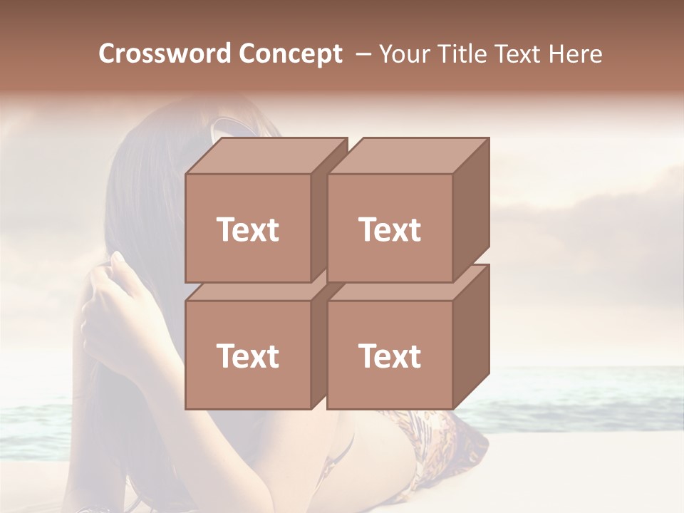 Lying Rest Portrait PowerPoint Template