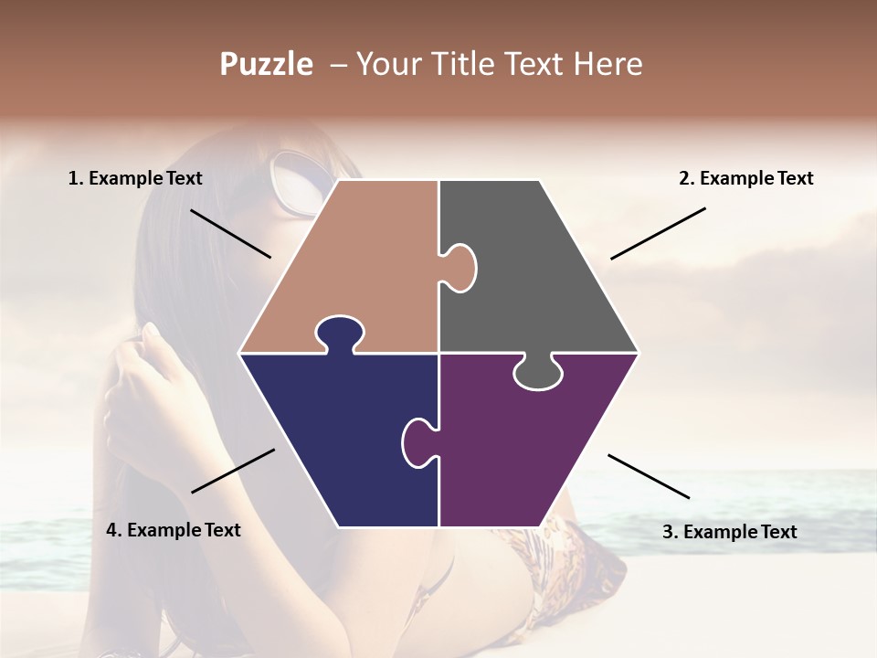 Lying Rest Portrait PowerPoint Template