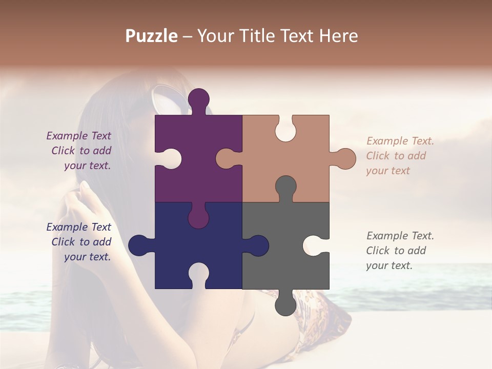 Lying Rest Portrait PowerPoint Template