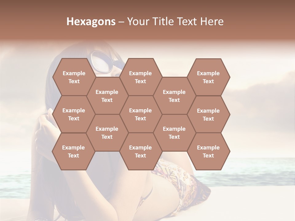 Lying Rest Portrait PowerPoint Template