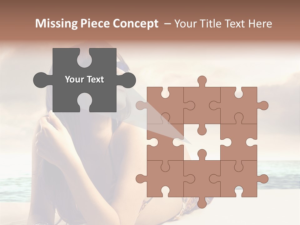 Lying Rest Portrait PowerPoint Template