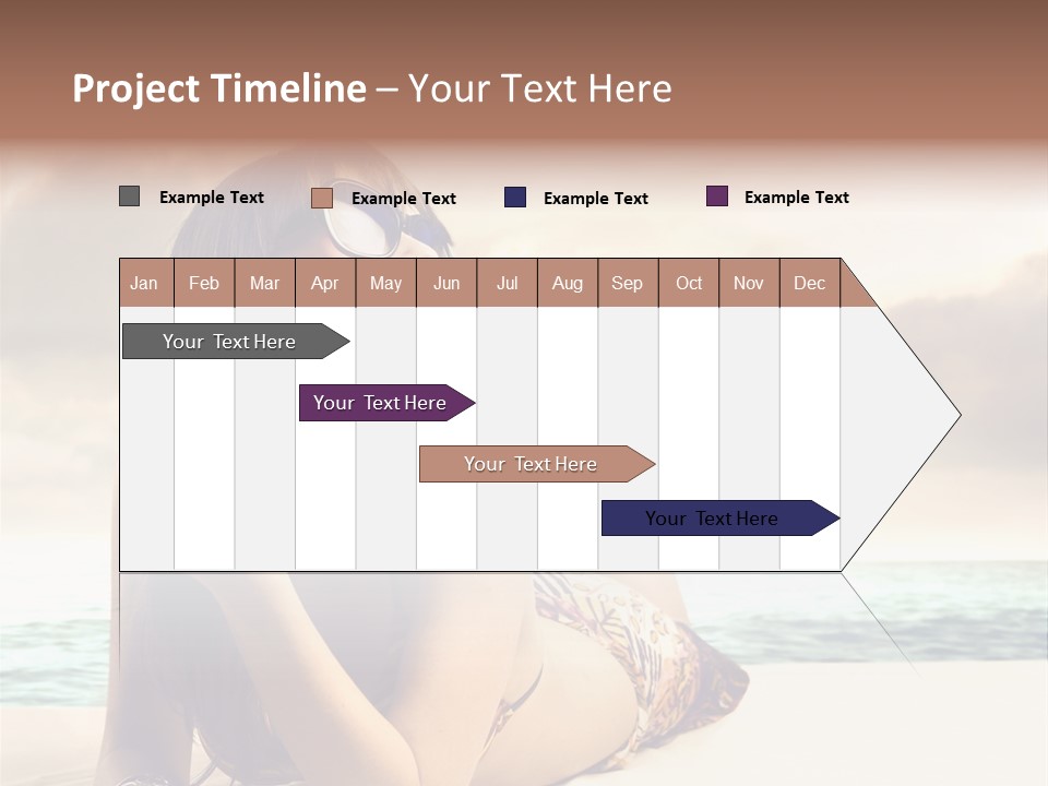 Lying Rest Portrait PowerPoint Template