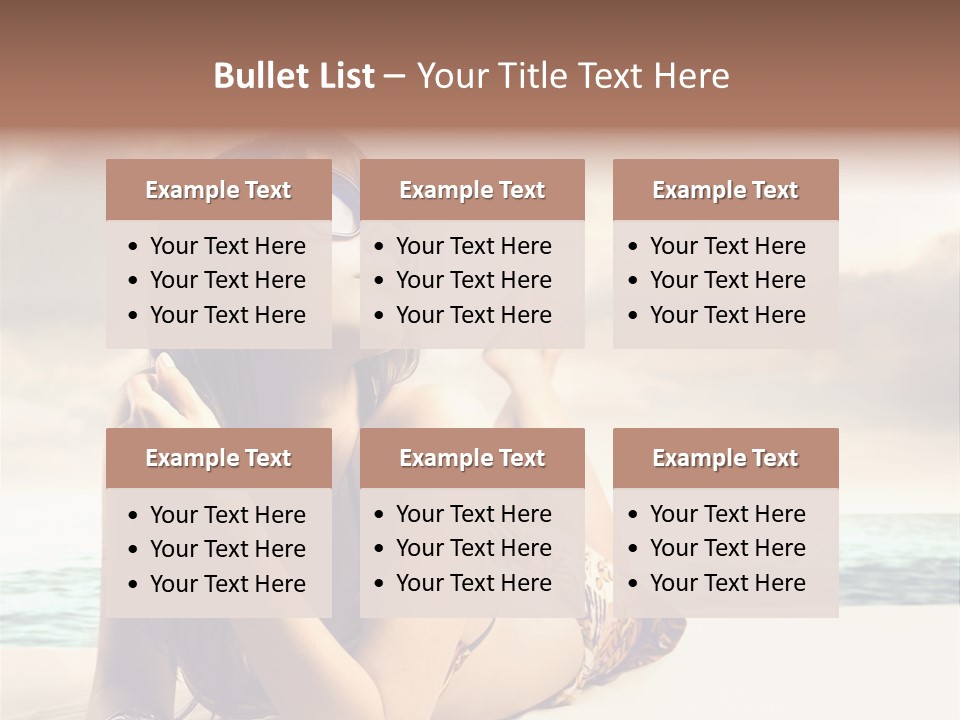 Lying Rest Portrait PowerPoint Template