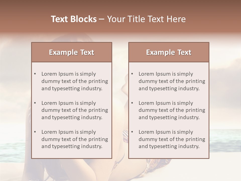 Lying Rest Portrait PowerPoint Template