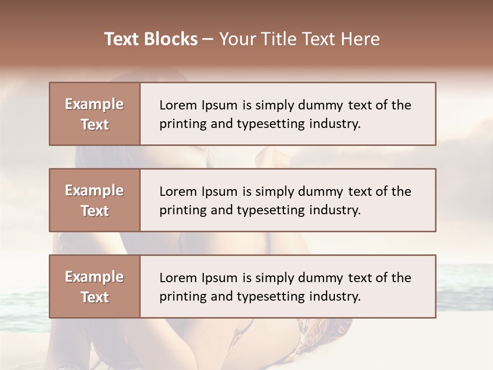 Lying Rest Portrait PowerPoint Template