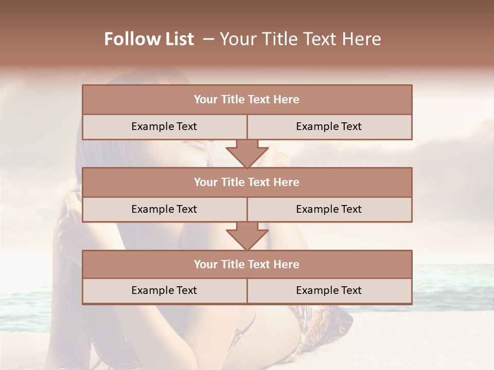 Lying Rest Portrait PowerPoint Template