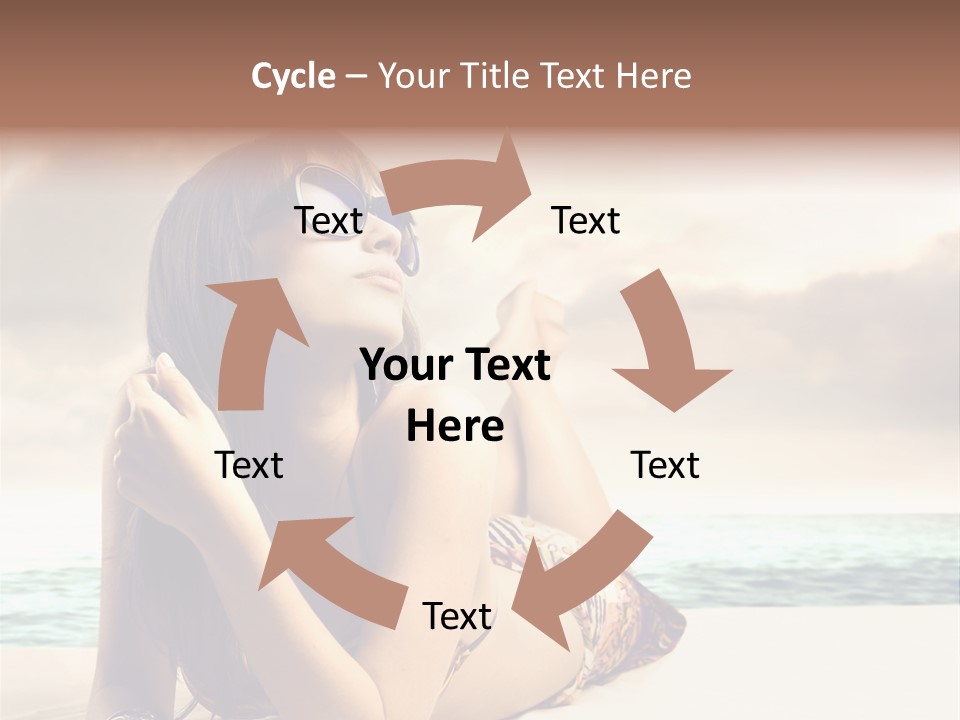 Lying Rest Portrait PowerPoint Template