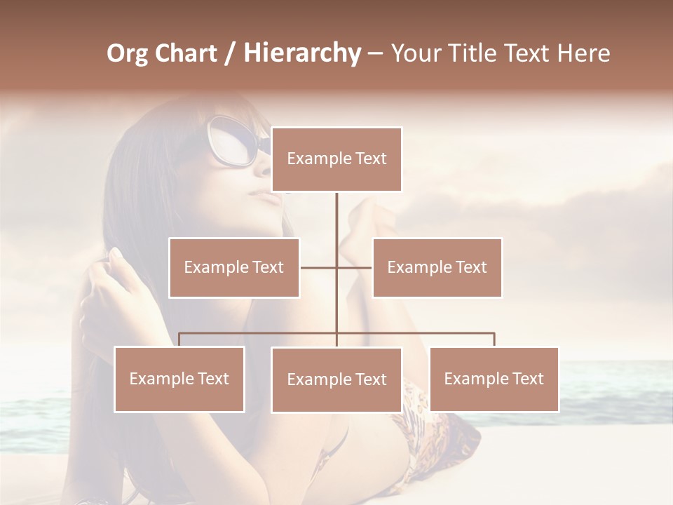 Lying Rest Portrait PowerPoint Template