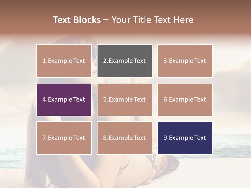 Lying Rest Portrait PowerPoint Template