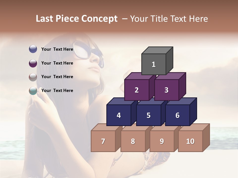 Lying Rest Portrait PowerPoint Template