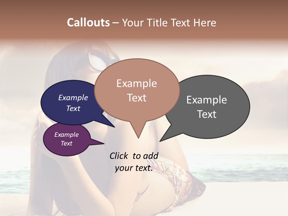 Lying Rest Portrait PowerPoint Template