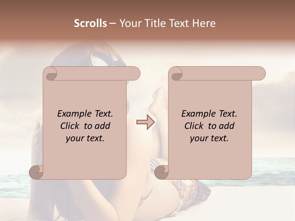 Lying Rest Portrait PowerPoint Template