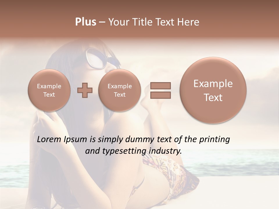 Lying Rest Portrait PowerPoint Template