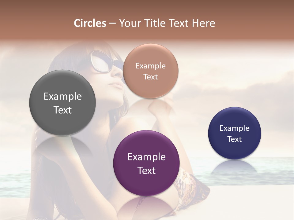 Lying Rest Portrait PowerPoint Template