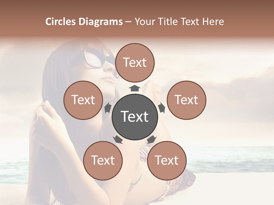 Lying Rest Portrait PowerPoint Template