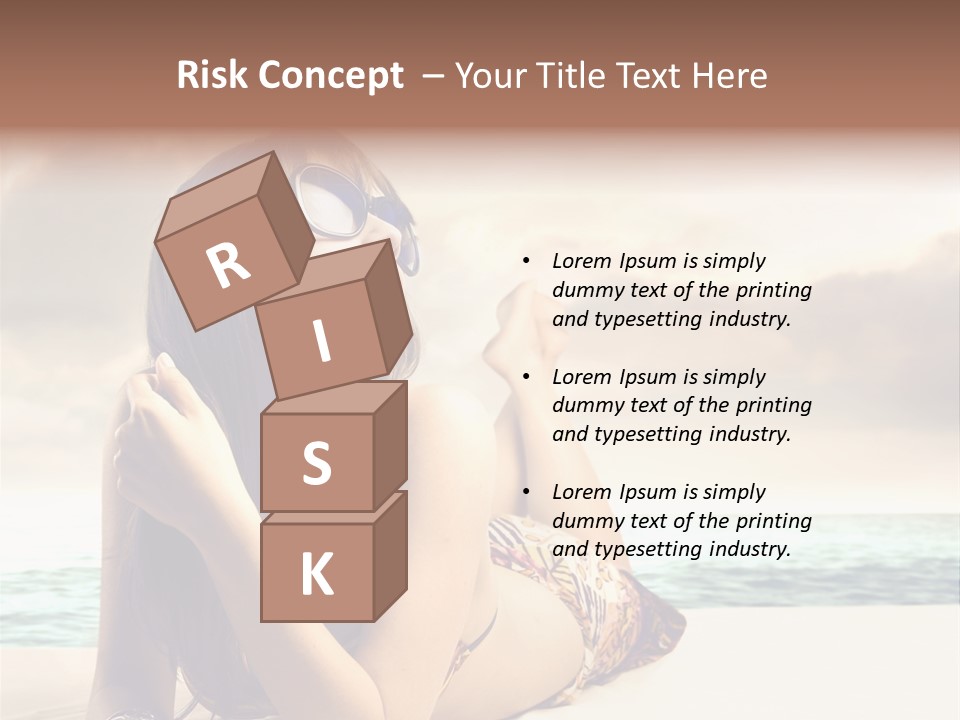 Lying Rest Portrait PowerPoint Template