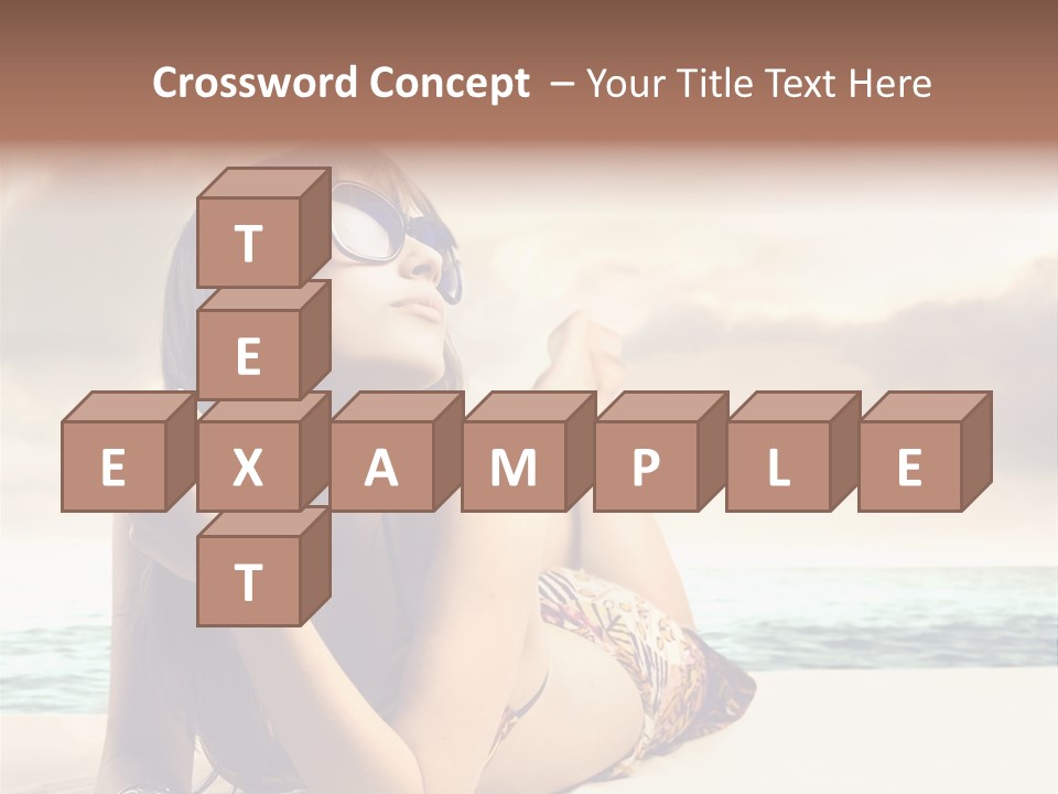 Lying Rest Portrait PowerPoint Template