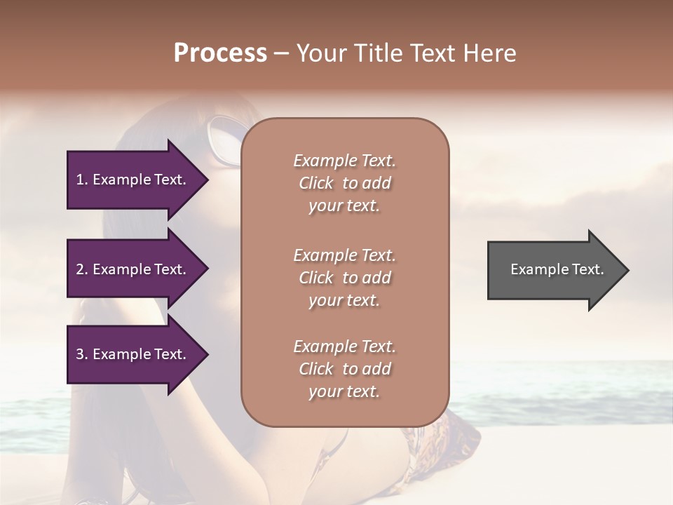 Lying Rest Portrait PowerPoint Template