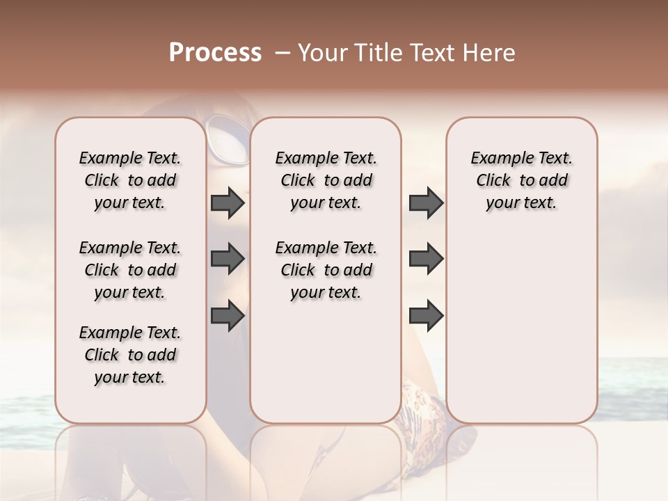 Lying Rest Portrait PowerPoint Template