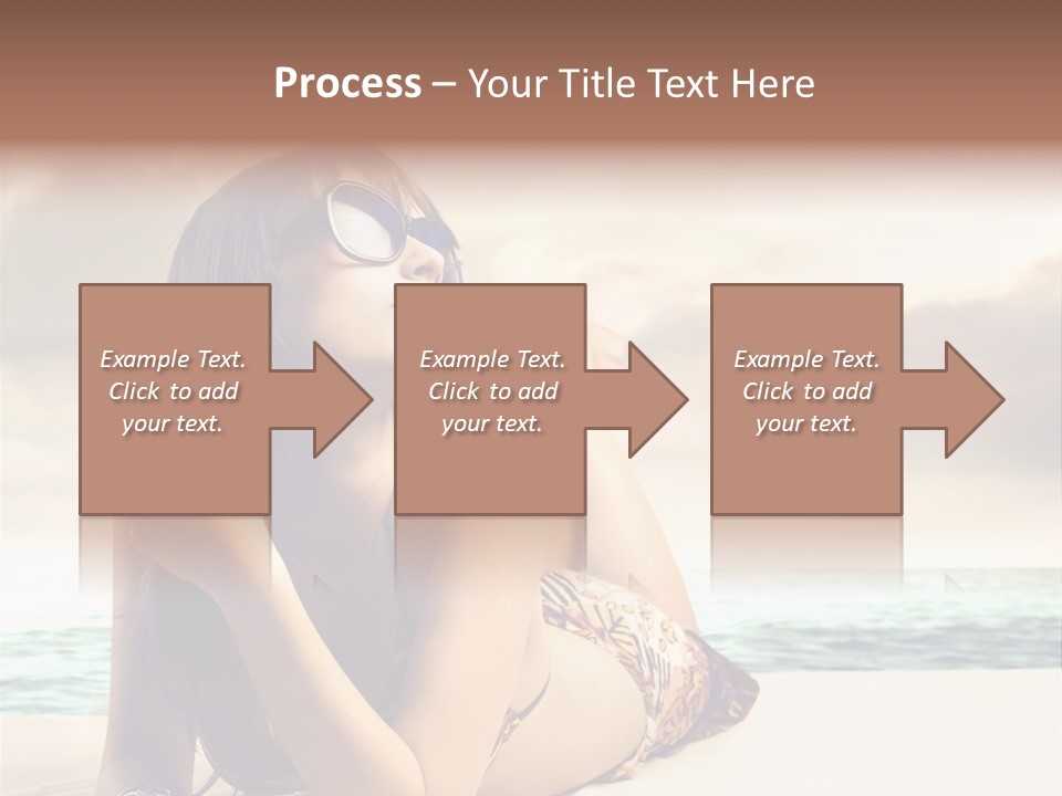 Lying Rest Portrait PowerPoint Template