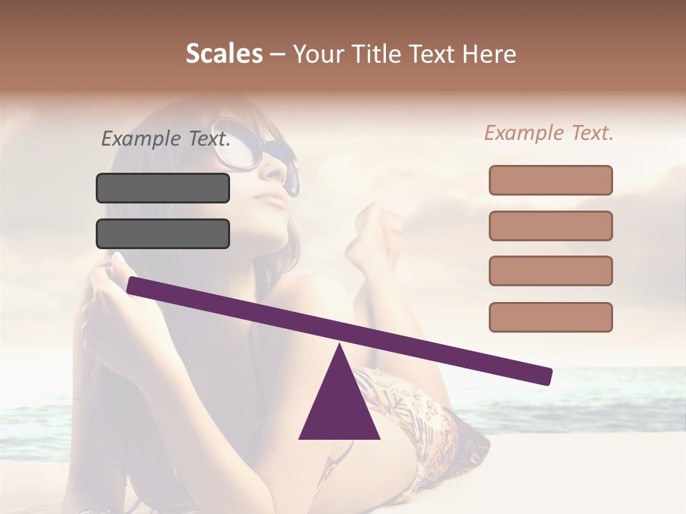 Lying Rest Portrait PowerPoint Template