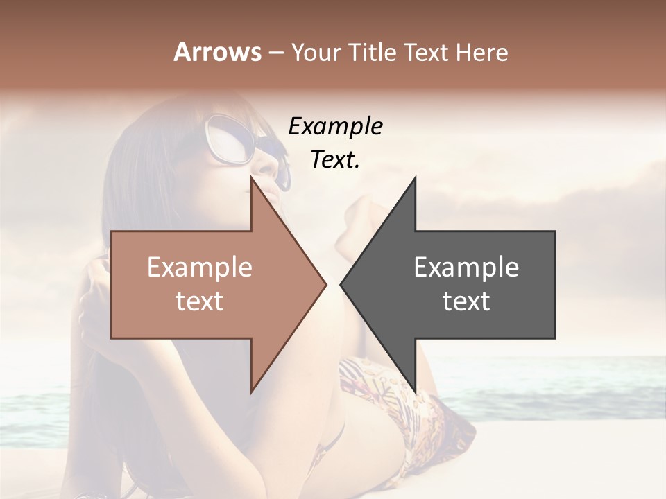 Lying Rest Portrait PowerPoint Template