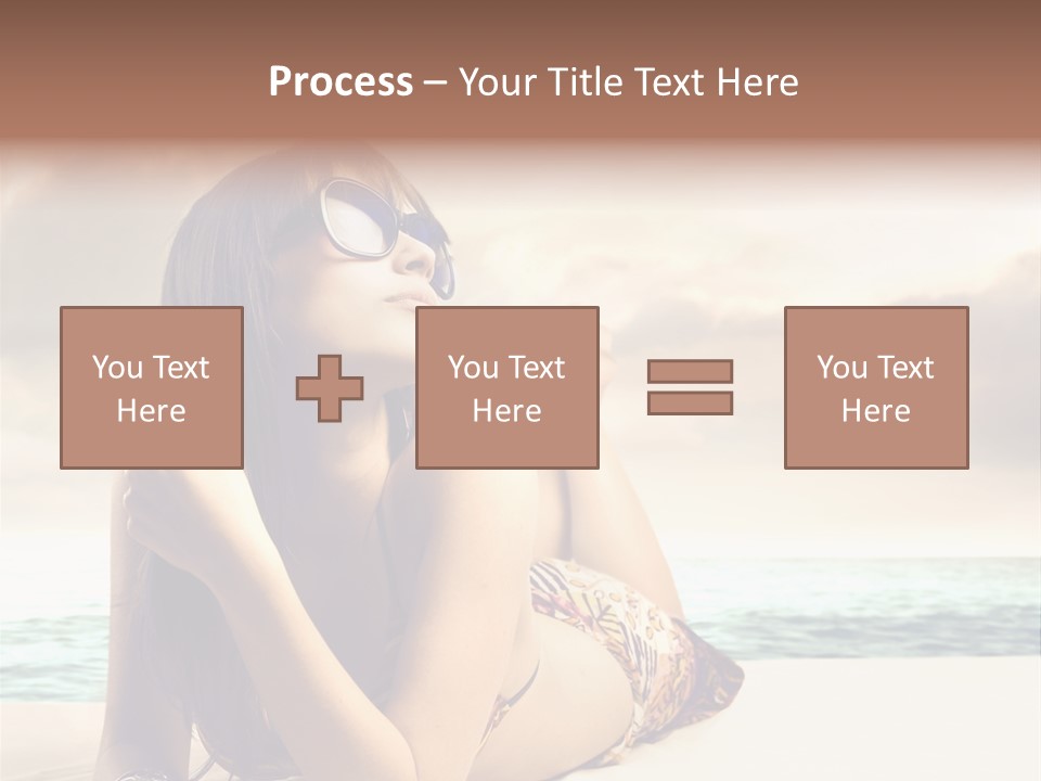 Lying Rest Portrait PowerPoint Template